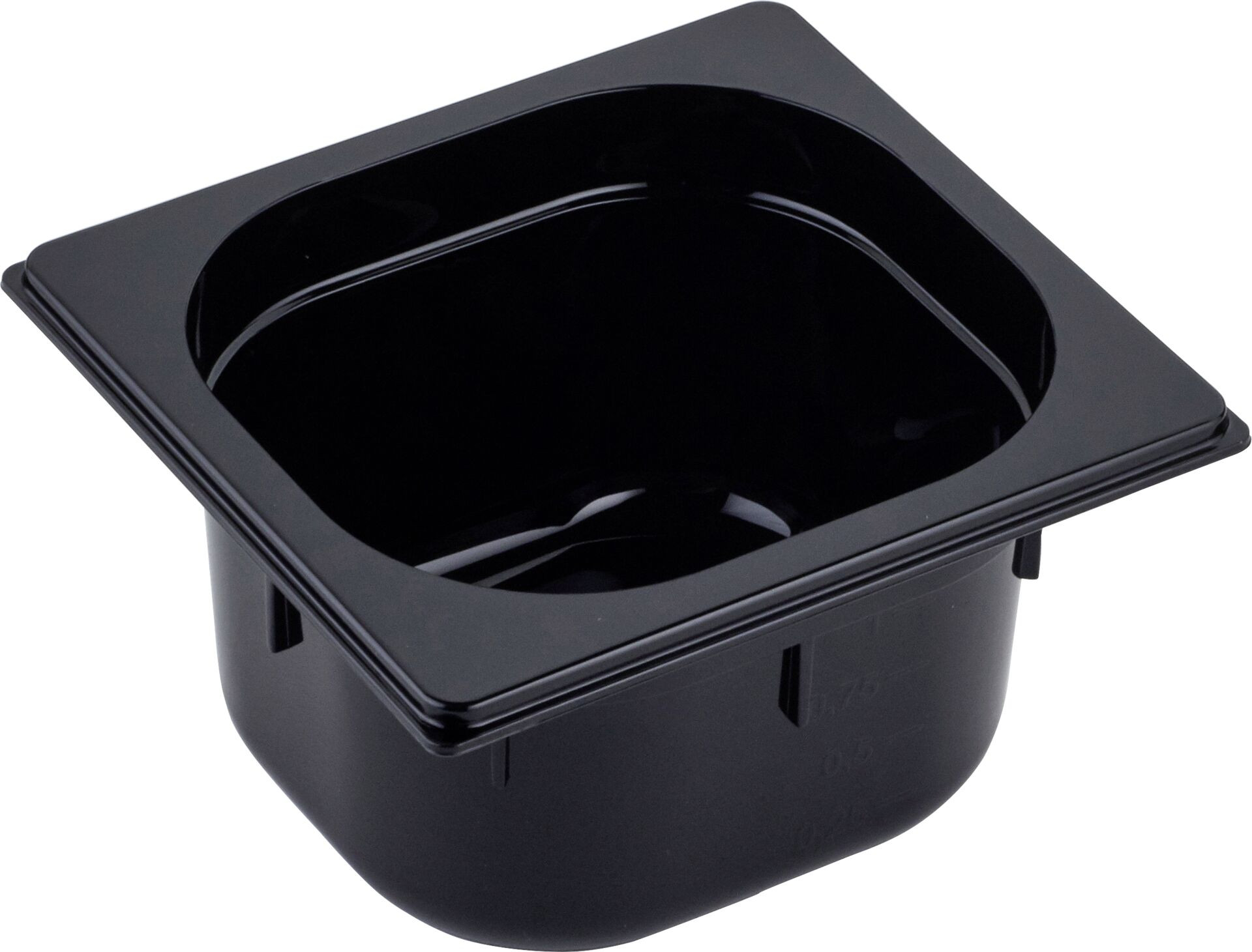 GN Behälter 1/6 Polycarbonat schwarz T: 100mm